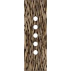 MODELEC - Façade Fascination Laiton Fauve Etroite Longue 5 Push