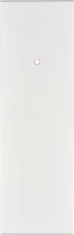 MODELEC - Façade Confidence Laiton Blanc Email Etroite Longue P1+Led Eloigne Magnetique