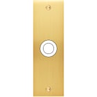 MODELEC - Façade Confidence Laiton Satine Etroite Longue 1 Gros Push à Vis