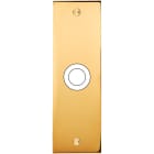 MODELEC - Façade Confidence Laiton Or Miroir Etroite Longue 1 Gros Push à Vis