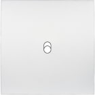 MODELEC - Façade Karo Blanc Soft Touch Simple 1 Basculeur