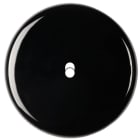 MODELEC - Façade Iris by MODELEC en porcelaine noire simple poste, pour un basculeur