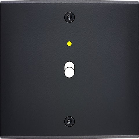 MODELEC - Façade Confidence Laiton Noir Mat Simple B1+Led à Vis