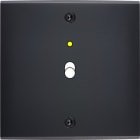 MODELEC - Façade Confidence Laiton Noir Mat Simple B1+Led à Vis