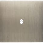 MODELEC - Façade Confidence Laiton Acier Simple 1 trou oblong