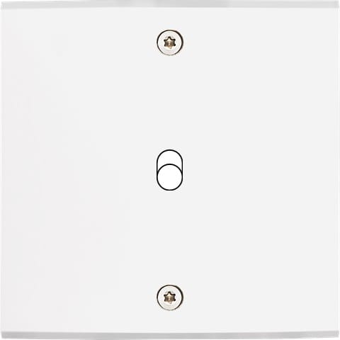 MODELEC - Façade Confidence Laiton Blanc Mat Simple B1 à Vis