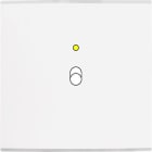 MODELEC - Façade Confidence Laiton Blanc Simple B1+Led Magnetique