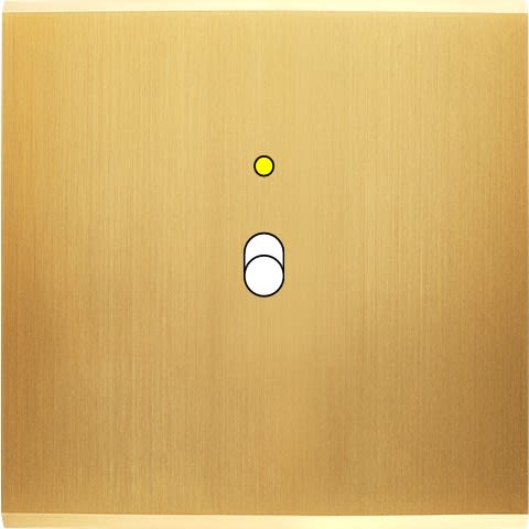 MODELEC - Façade Confidence Laiton Satine Simple B1+Led Magnetique