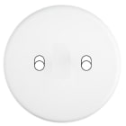 MODELEC - Façade Iris by MODELEC Blanc Simple B2; Façade à clip.