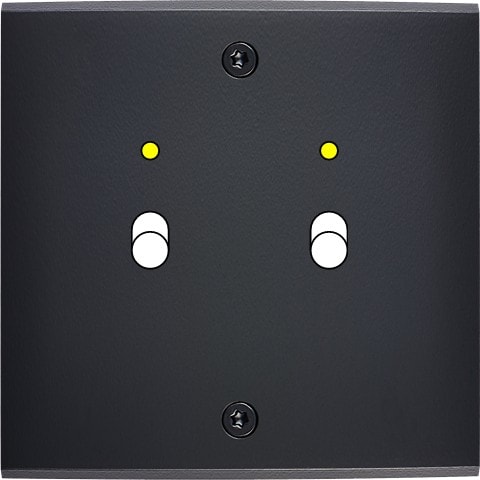 MODELEC - Façade Confidence Laiton Noir Mat Simple B2+Led à Vis