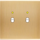 MODELEC - Façade Confidence Laiton Brosse Simple B2+Led Magnetique