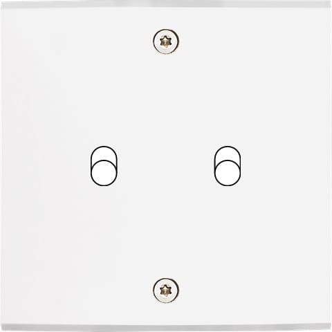 MODELEC - Façade Confidence Laiton Blanc Mat Simple B2 à Vis