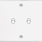 MODELEC - Façade Confidence Laiton Blanc Mat Simple B2 à Vis