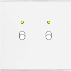 MODELEC - Façade Confidence Laiton Blanc Simple B2+Led Magnetique
