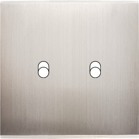 MODELEC - Façade Confidence Laiton Nickel Satine Simple B2