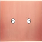 MODELEC - Façade Confidence Laiton Cuivre Satine Simple B2