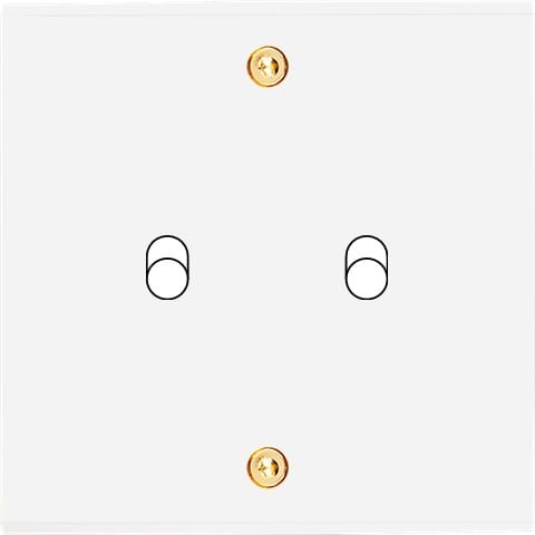 MODELEC - Façade Confidence Laiton Blanc Email Simple B2 à Vis