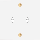 MODELEC - Façade Confidence Laiton Blanc Email Simple B2 à Vis