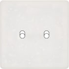 MODELEC - Façade Hitera Blanc Terrazzo Simple B2; Façade à clip.