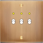 MODELEC - Façade Confidence Laiton Vieux Bronze Simple B3+Led à Vis