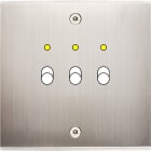 MODELEC - Façade Confidence Laiton Nickel Satine Simple B3+Led à Vis