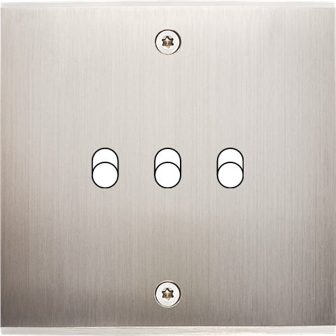 MODELEC - Façade Confidence Laiton Nickel Satine Simple B3 à Vis