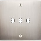 MODELEC - Façade Confidence Laiton Nickel Satine Simple B3 à Vis