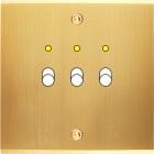 MODELEC - Façade Confidence Laiton Satine Simple B3+Led à Vis