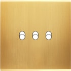 MODELEC - Façade Confidence Laiton Satine Simple 3 Basculeurs