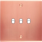 MODELEC - Façade Confidence Laiton Cuivre Satine Simple B3 à Vis