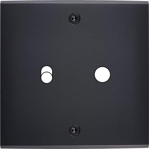 MODELEC - Façade Confidence Laiton Noir Mat Simple B1 P1 à Vis