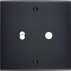 MODELEC - Façade Confidence Laiton Noir Mat Simple B1 P1 à Vis