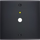 MODELEC - Façade Confidence Laiton Noir Mat Simple P1+Led à Vis