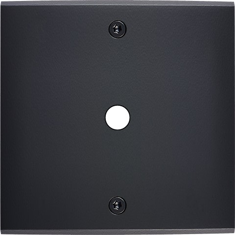 MODELEC - Façade Confidence Laiton Noir Mat Simple P1 à Vis