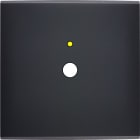 MODELEC - Façade Confidence Laiton Noir Mat Simple P1+Led Magnetique