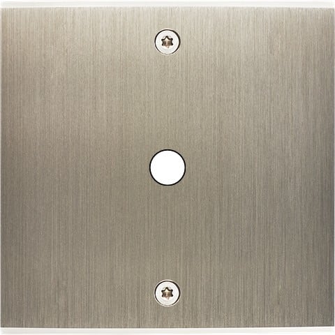 MODELEC - Façade Confidence Laiton Acier Brosse Simple P1 à Vis