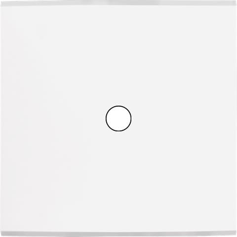 MODELEC - Façade Confidence Laiton Blanc Simple 1 Push