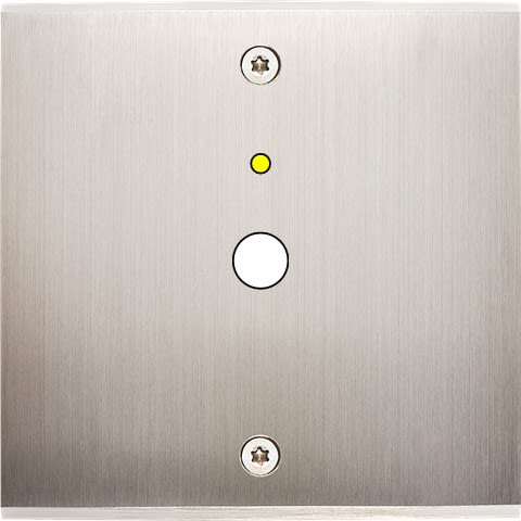 MODELEC - Façade Confidence Laiton Nickel Satine Simple P1+Led à Vis