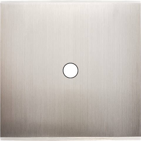 MODELEC - Façade Confidence Laiton Nickel Satine Simple 1 Push