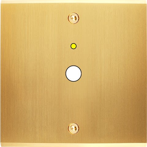 MODELEC - Façade Confidence Laiton Satine Simple P1+Led à Vis