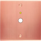 MODELEC - Façade Confidence Laiton Cuivre Satine Simple P1+Led à Vis