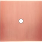 MODELEC - Façade Confidence Laiton Cuivre Satine Simple 1 Push