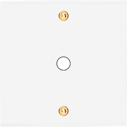 MODELEC - Façade Confidence Laiton Blanc Email Simple P1 à Vis