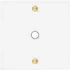 MODELEC - Façade Confidence Laiton Blanc Email Simple P1 à Vis