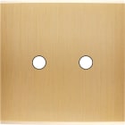 MODELEC - Façade Confidence Laiton Brosse Simple 2 Push