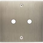 MODELEC - Façade Confidence Laiton Acier Brosse Simple P2 à Vis