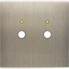 MODELEC - Façade Confidence Laiton Acier Brosse Simple P2+Led Magnetique