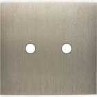 MODELEC - Façade Confidence Laiton Acier Simple 2 Push