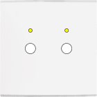 MODELEC - Façade Confidence Laiton Blanc Simple P2+Led Magnetique