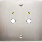 MODELEC - Façade Confidence Laiton Nickel Satine Simple P2+Led à Vis